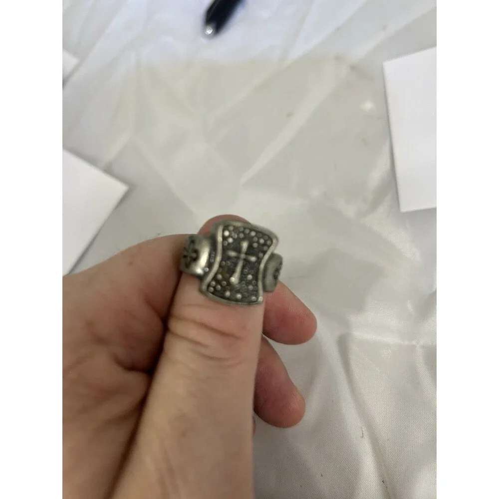 Men’s Ring Lot Stainless Steel & Titanium Fidget Ring Sizes 9–13
